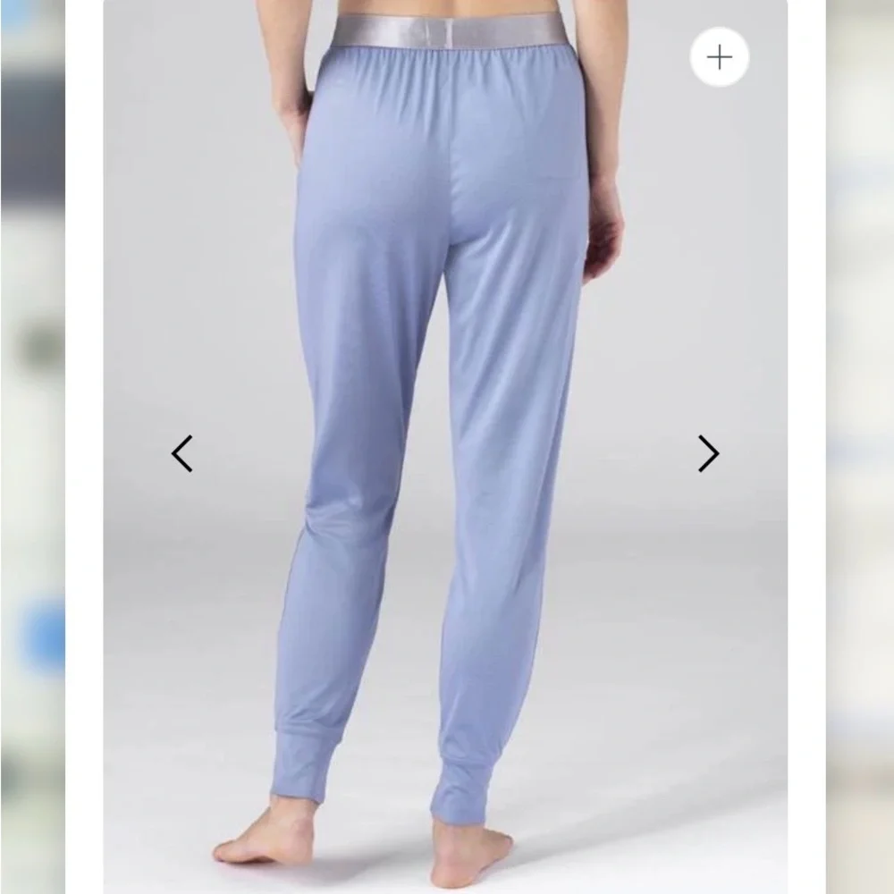 SHEEX Women’s Modern Jogger Light Blue Performance Sleepwear Small - Picture 3 of 8